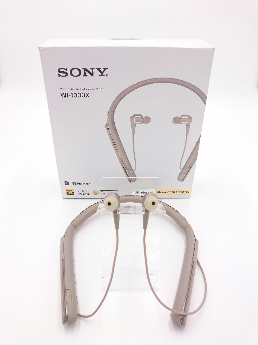  SONY イヤホン ヘッドホン WI-1000X N シャンパンゴールド(ソニー)｜売買されたオークション情報、yahooの商品情報をアーカイブ公開 - オークファン ソニー