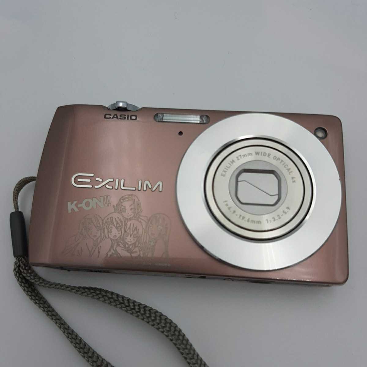 EXILIM CASIO ピンク Photo 本体 ・けいおん CASIOカシオ　EXILIM　EX-S200-PKピンク　けいおん×EXILIMコラボ　TBS限定品