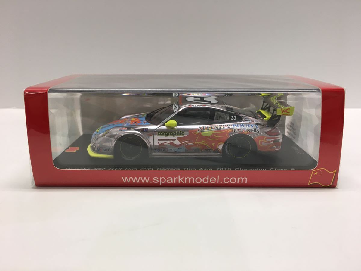 1/43 スパーク ポルシェ997 GT3 Cup カレラカップ アジア 2010 #33