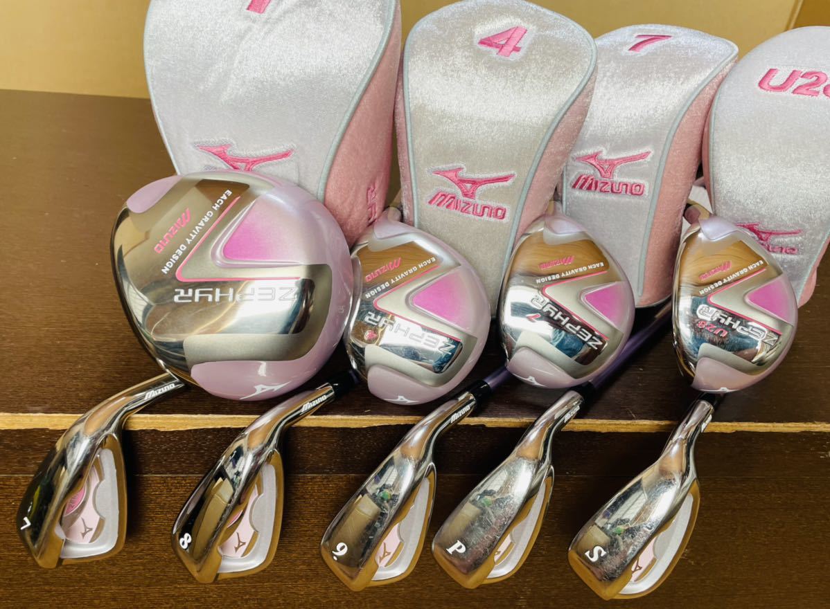 【定番人気，人気セール】 状態良しミズノレディースゴルフクラブゼファー ドライバーフェアウェイユーティリティアイアンセットエフィルソレイルよりオススメ(セット)｜売買されたオークション情報、yahooの商品 女性右きき用