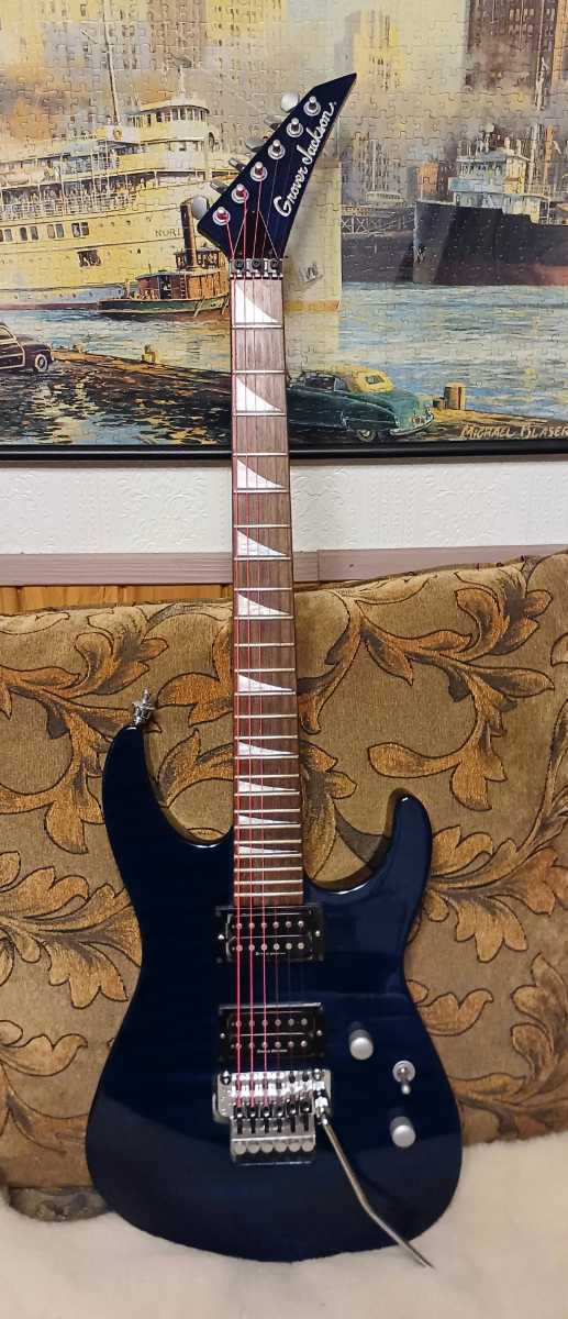Grover ⁄ Soloist Jackson Black スルーネック仕様 - HR⁄HM グローバー