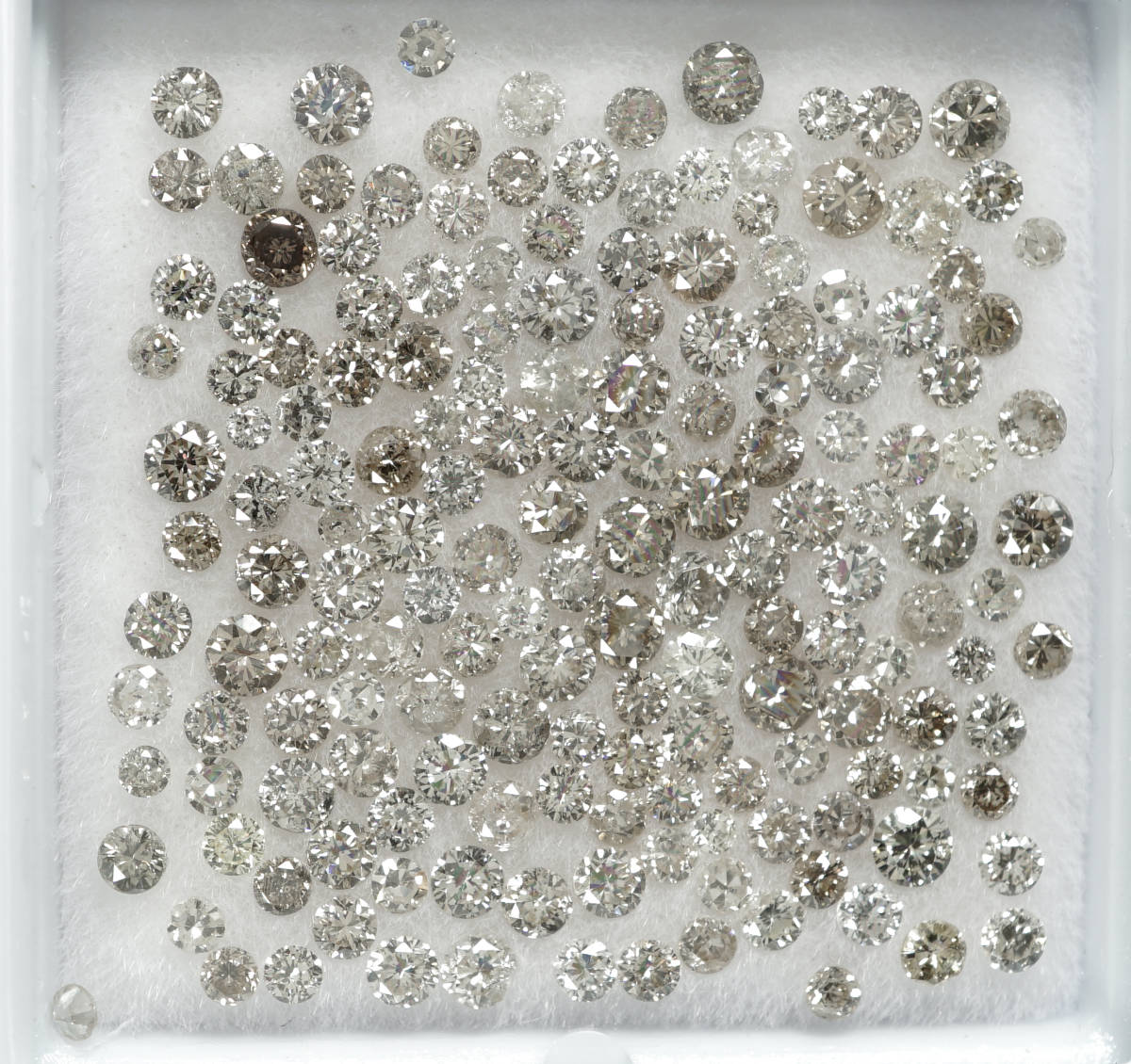 低価，最新作 おまとめ天然ダイヤモンド 2.33ct 1.8mm下 ルース 宝石 ジュエリー jewelry(ダイヤモンド)｜売買されたオークション情報、yahooの商品情報をアーカイブ公開 - オークファン ダイヤモンド
