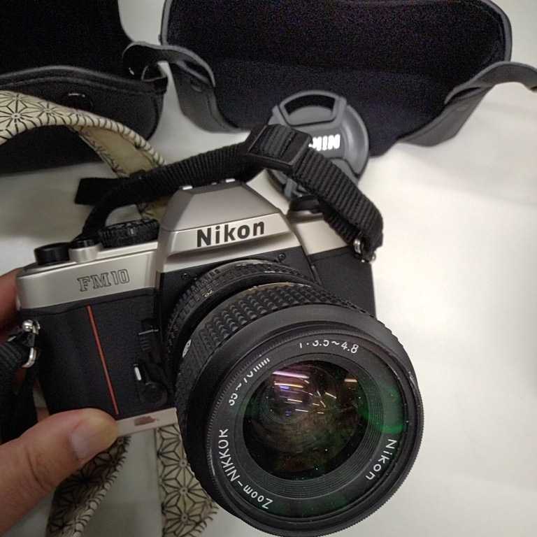 NIKON FM10 ジャンク 驚きの破格値 ☆ Nikon FM10 と記された カメラ ジャンク出品 1円