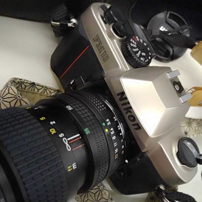 驚きの破格値 ☆ Nikon FM10 と記された カメラ ジャンク出品 1円