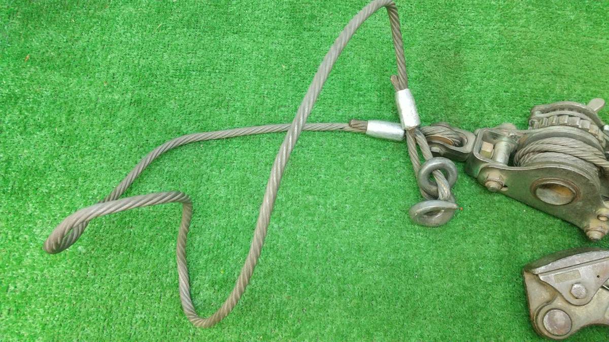 中古 NAGAKI 永木精機 NGK カムラー 張線器 1ton用 掴線4mm～22mm用