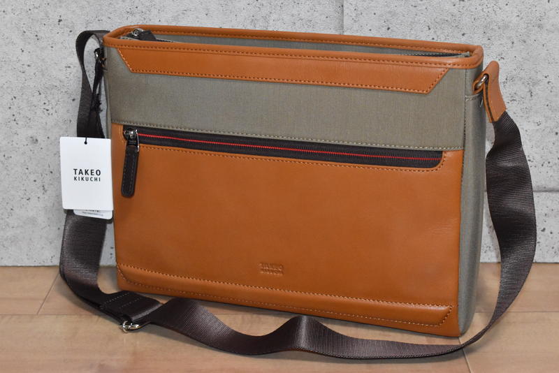 新品 タケオキクチ TAKEO KIKUCHI ウルル ショルダーバッグ 定価24200 