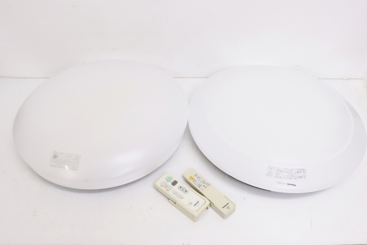 【お得，大人気】 ト葛 Panasonic パナソニック LED照明 HH-LC453A TOSHIBA 東芝 LEDH93043W-LD リモコン付き 2点まとめ CB000CAA2I(6畳用未満)｜売買されたオークション情報、yahooの商品情報をアーカイブ公開 - オークファン シーリングライト