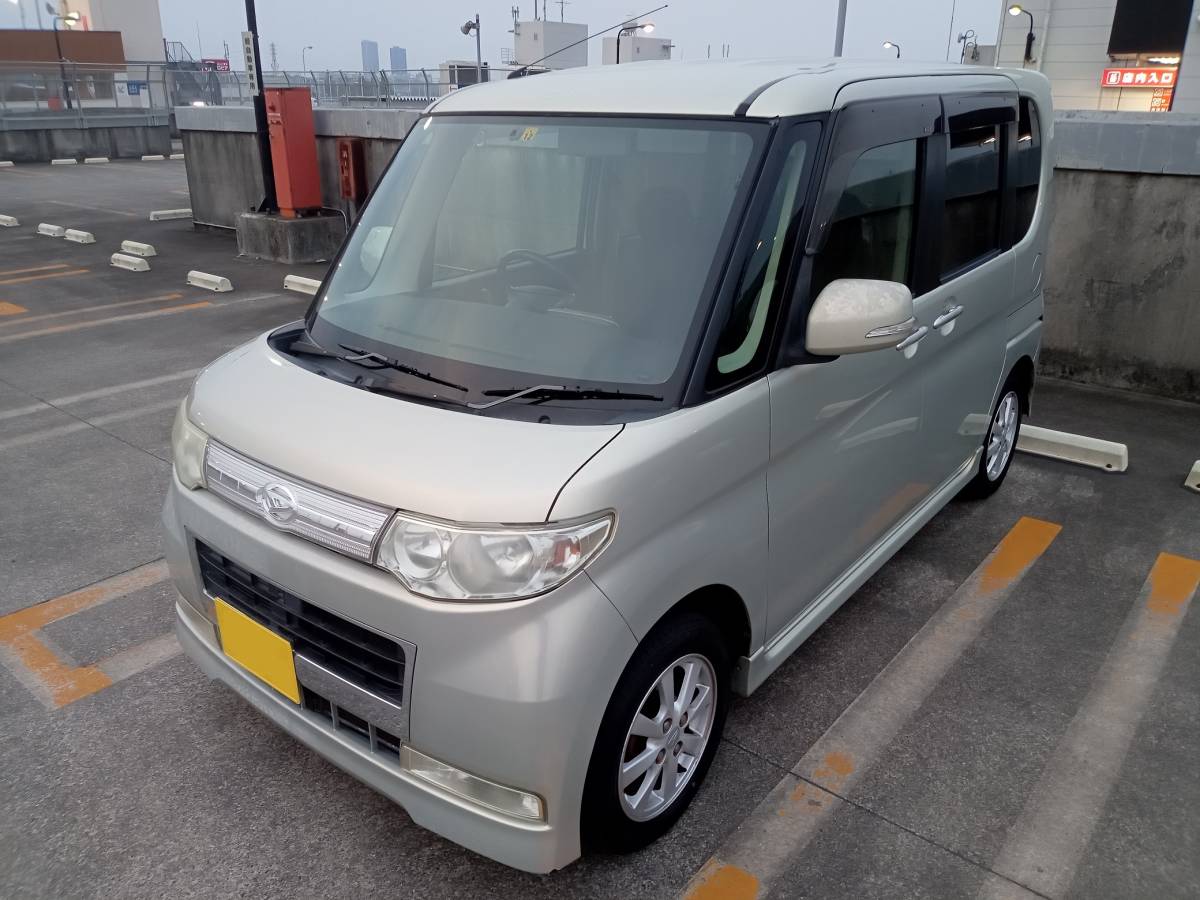 ダイハツ タント タントカスタム 片側スライドドア 社外ナビ＆ETC付 