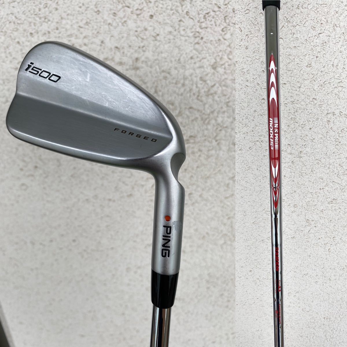 良品☆PING ピン i500 FORGED オレンジ☆NS MODUS TOUR 105 (S) 単品7番