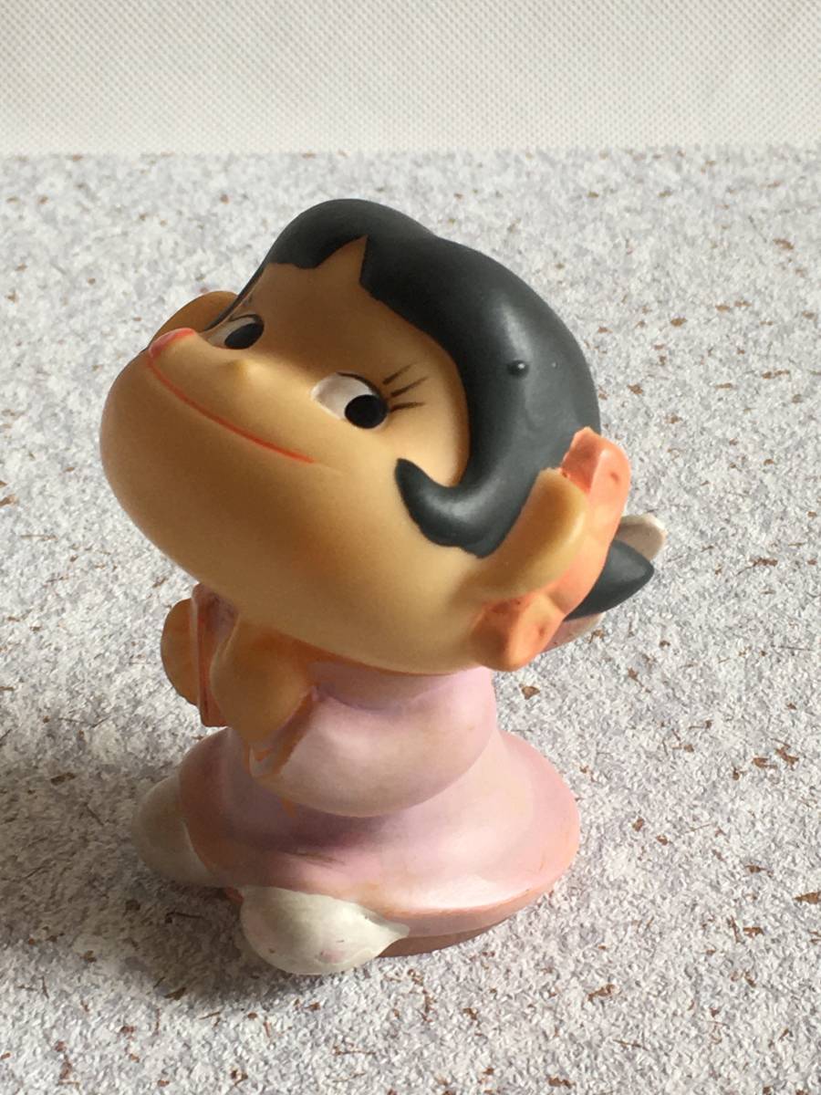 不二家 古い天使のペコちゃん ソフビ人形 ハイカップ ミルキー ポコ