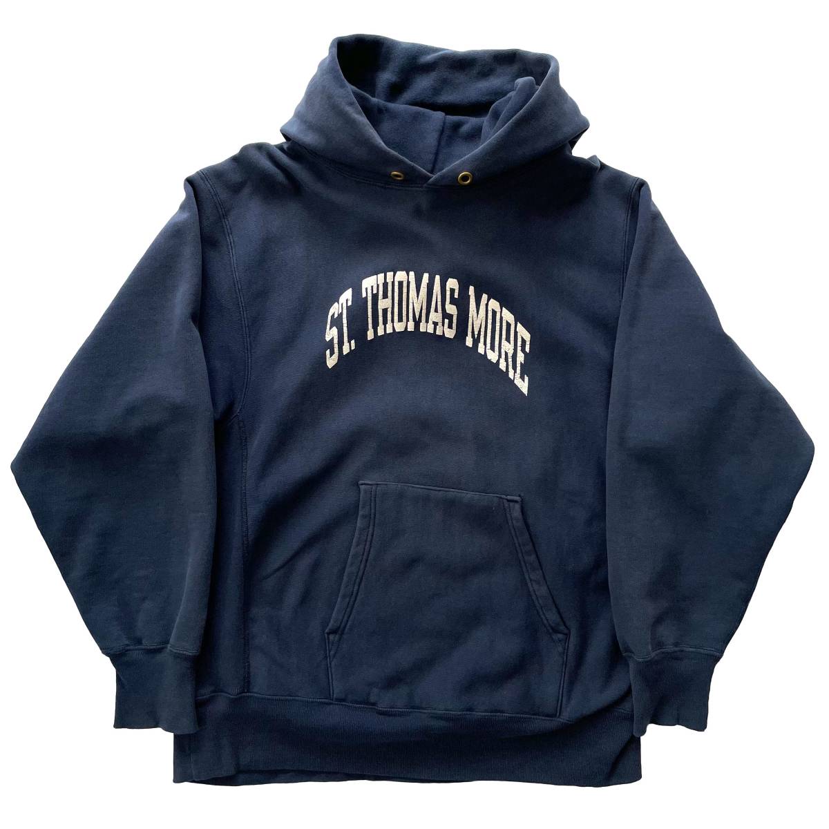 Vintage】Champion リバースウィーブ パーカー LARGE ネイビー 紺 ST 