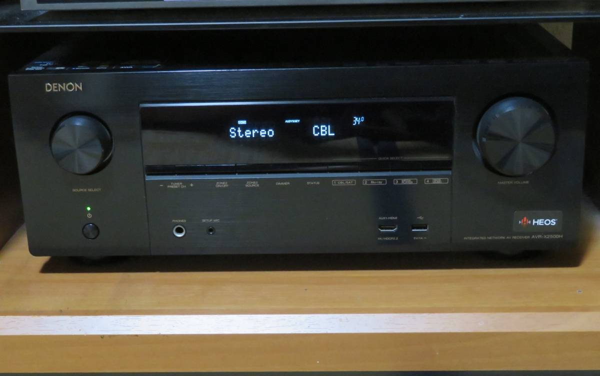 DENON デノン AVR-X2500H 美品動作品 DENON AVR-X2500H AVアンプ AVR