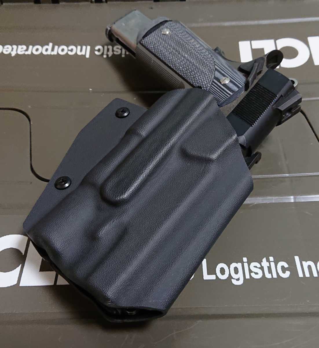 サファリランド(本物)1911系用カイデックスホルスター TSGcraftkydexholster M1911シリーズ＋SF X300U-A対応カイデックス