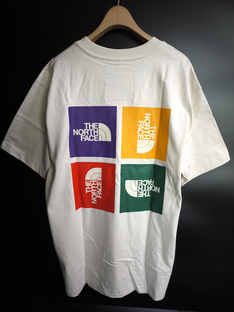  THE NORTH FACE ノースフェイス XLサイズ BOXロゴ COLOR BLOCK TEE Tシャツ 半袖 /VINTAGE WHITE(半袖Tシャツ)｜売買されたオークション情報、yahooの商品情報をアーカイブ公開 - オークファン 男性用