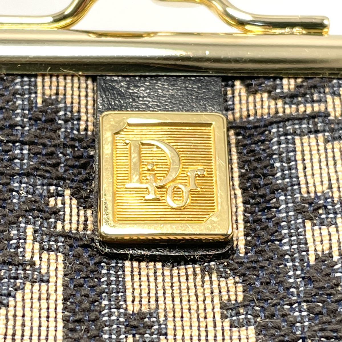 極美品 Christian Dior クリスチャンディオール トロッタ柄 トロッター 