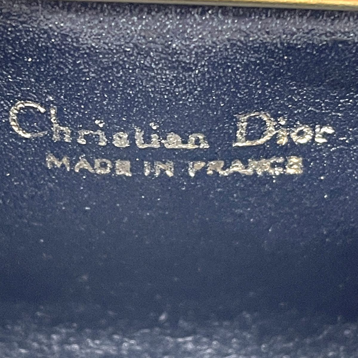 極美品 Christian Dior クリスチャンディオール トロッタ柄 トロッター 
