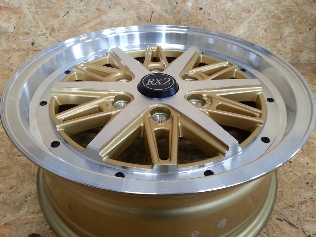 アルジェノン フェニーチェ RX2 17インチ 6.5J +38 6/139.7 ゴールド 