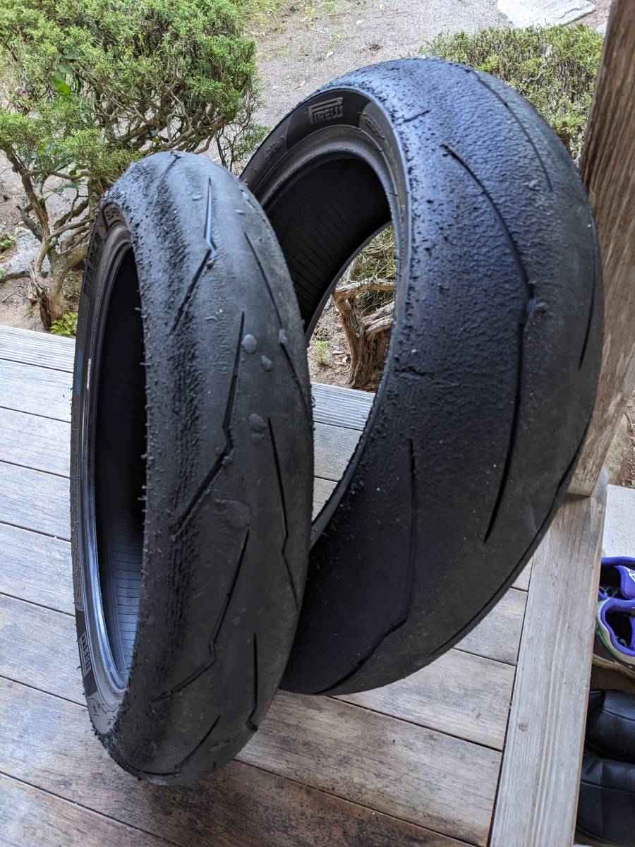 ピレリ ディアブロ スーパーコルサV3 SC1 120/70R17 180/60R17 中古