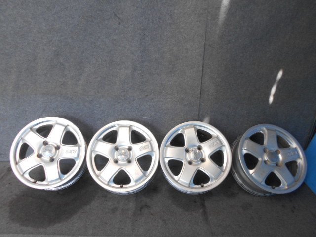 中古 MUGEN 無限 ホイール 14×5J 4H PCD100 4本セット 14インチ(純正品 