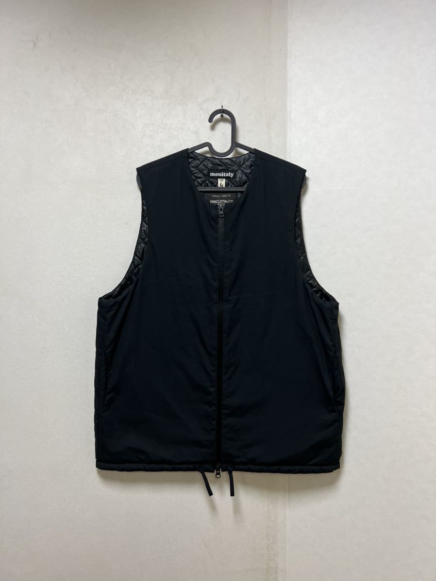 Monitaly Quilting Zip Up Vest モニタリー ベスト キルティング Vest