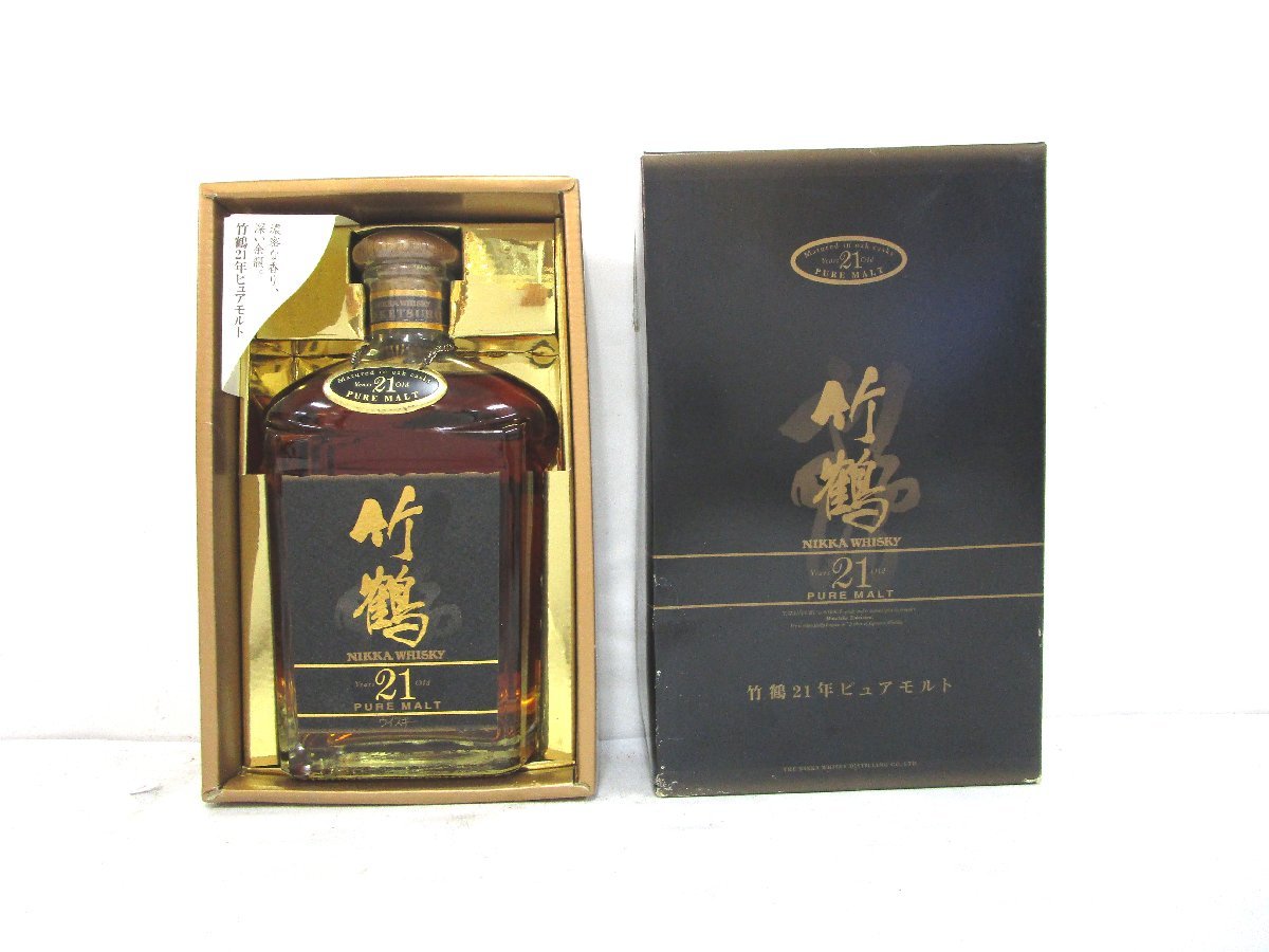 ニッカ 竹鶴 未開栓 ウイスキー NIKKA ピュアモルト 700ml WHISKY 古酒