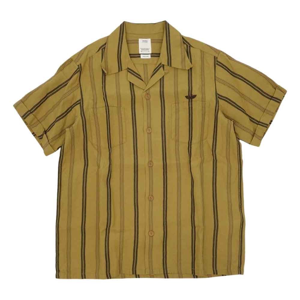 【低価，人気SALE】 VISVIM ビズビム 20SS 0120105011023 IRVING RAMIE イルビング 半袖 リネン ストライプ シャツ 4(トップス)｜売買されたオークション情報、yahooの商品情報をアーカイブ公開 - オークファン 男性用