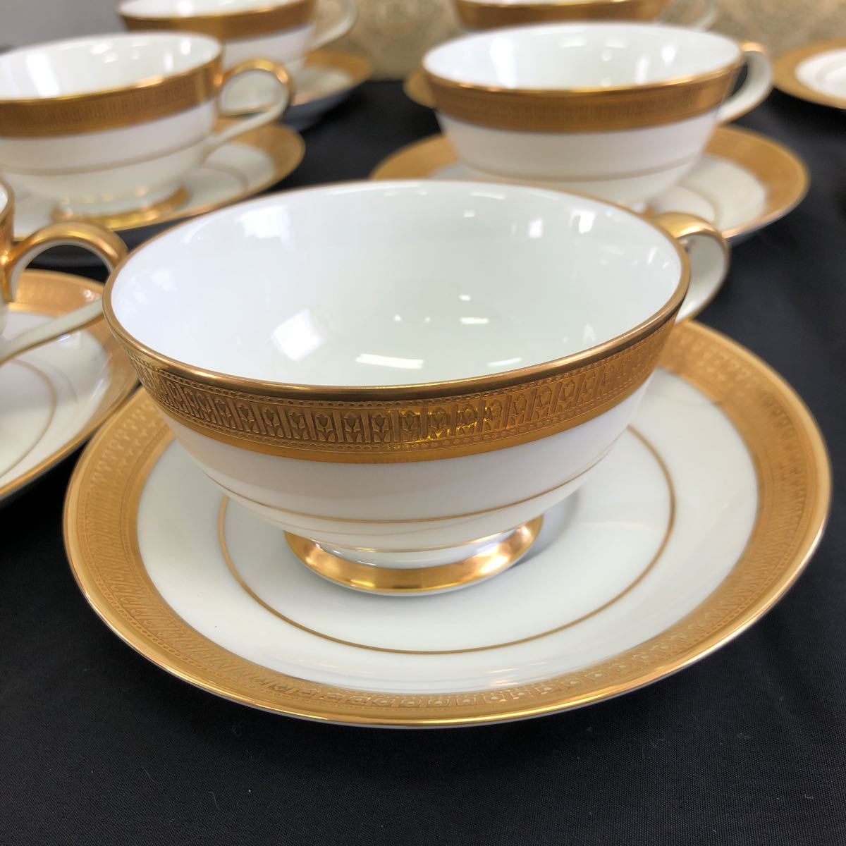 ◇未使用保管品 Noritake/ノリタケ カップ&ソーサー 小皿 6客セット