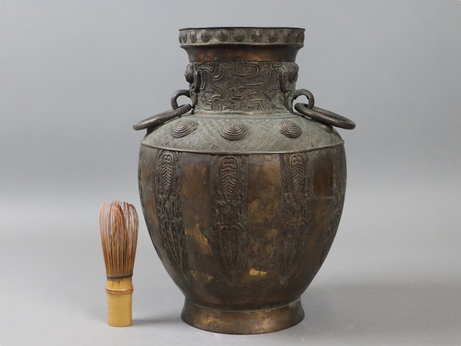 中国美術　古銅　花器　酒器　壺 2026年最新Yahoo!オークション -饕餮(花器)の中古品・新品・未使用品