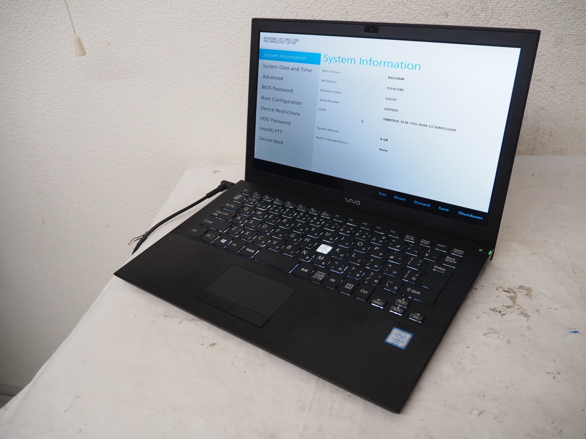  ハード王 VAIO VJS131C11N/Corei5-6200U/8GB/ストレージ無/バイオスOK/18107-R12(13インチ～)｜売買されたオークション情報、yahooの商品情報をアーカイブ公開 - オークファン ソニー