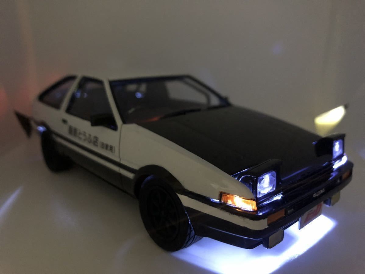 最新作，新作 1/24 アオシマ イニシャルD AE86トレノ 完成品 カスタム(完成品)｜売買されたオークション情報、yahooの商品情報をアーカイブ公開 - オークファン 完成品