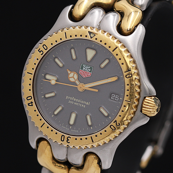 タグホイヤー 1円 稼働 プロフェッショナル セル QZ 良品 HEUER