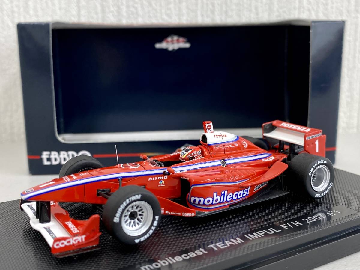 <絶版 >EBBRO エブロ 1/43 mobilecast TEAM IMPUL F/N 2007 No.1 フォーミュラ モバイルキャスト ...