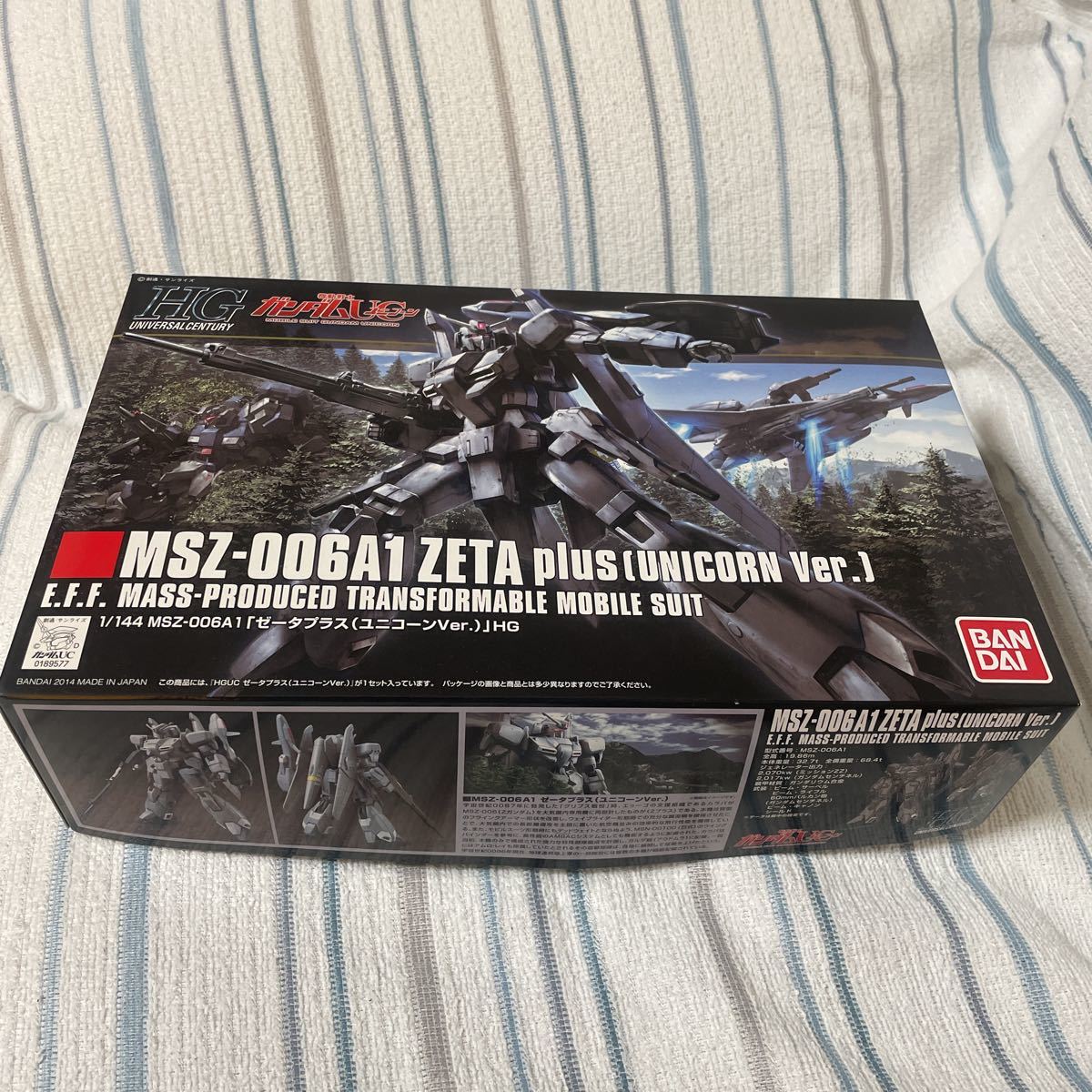 HGUC 内袋未開封未組立品 初回生産エラー品 ゼータプラス ユニコーンver.