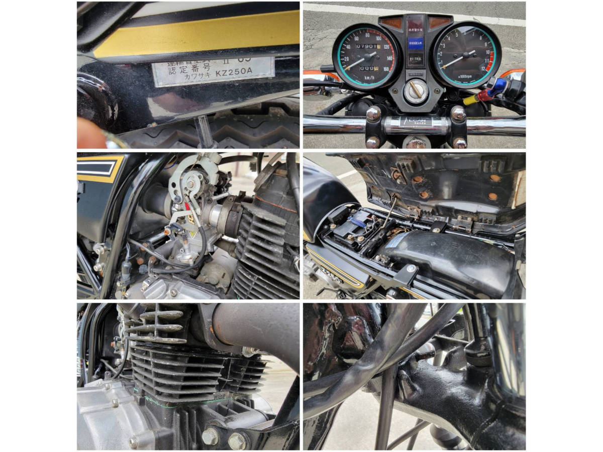 国内物】Z250FT エンジンOH歴有 仕上げ済み（z400fx z1 z2 z750fx