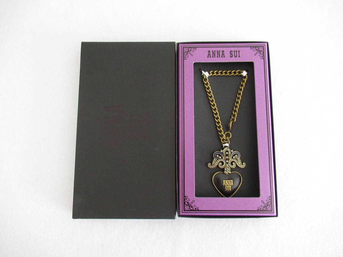 □未使用 ANNA SUI アナスイ ハートのチャーム バッグチャーム 