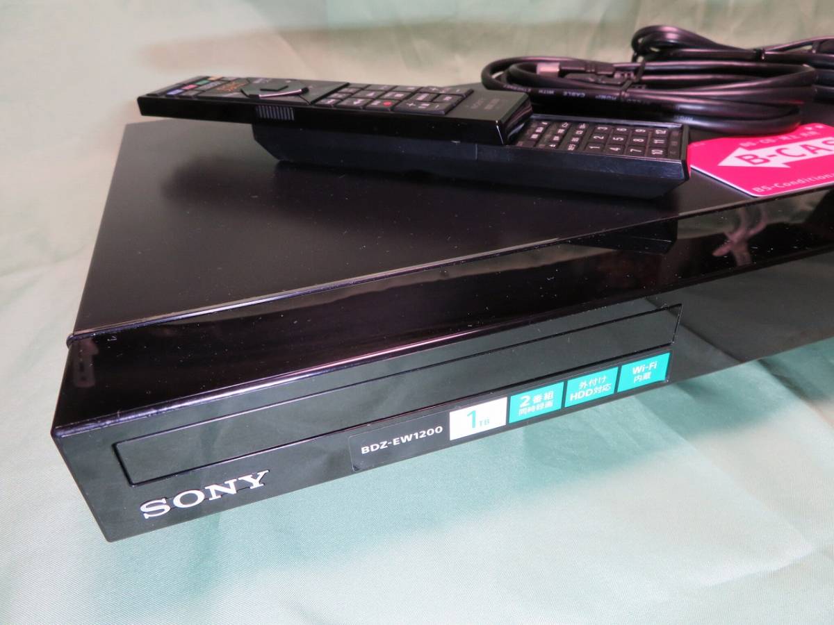 tte27☆SONY BDZ-EW1200 ブルーレイディスクレコーダー 2番組同時録画