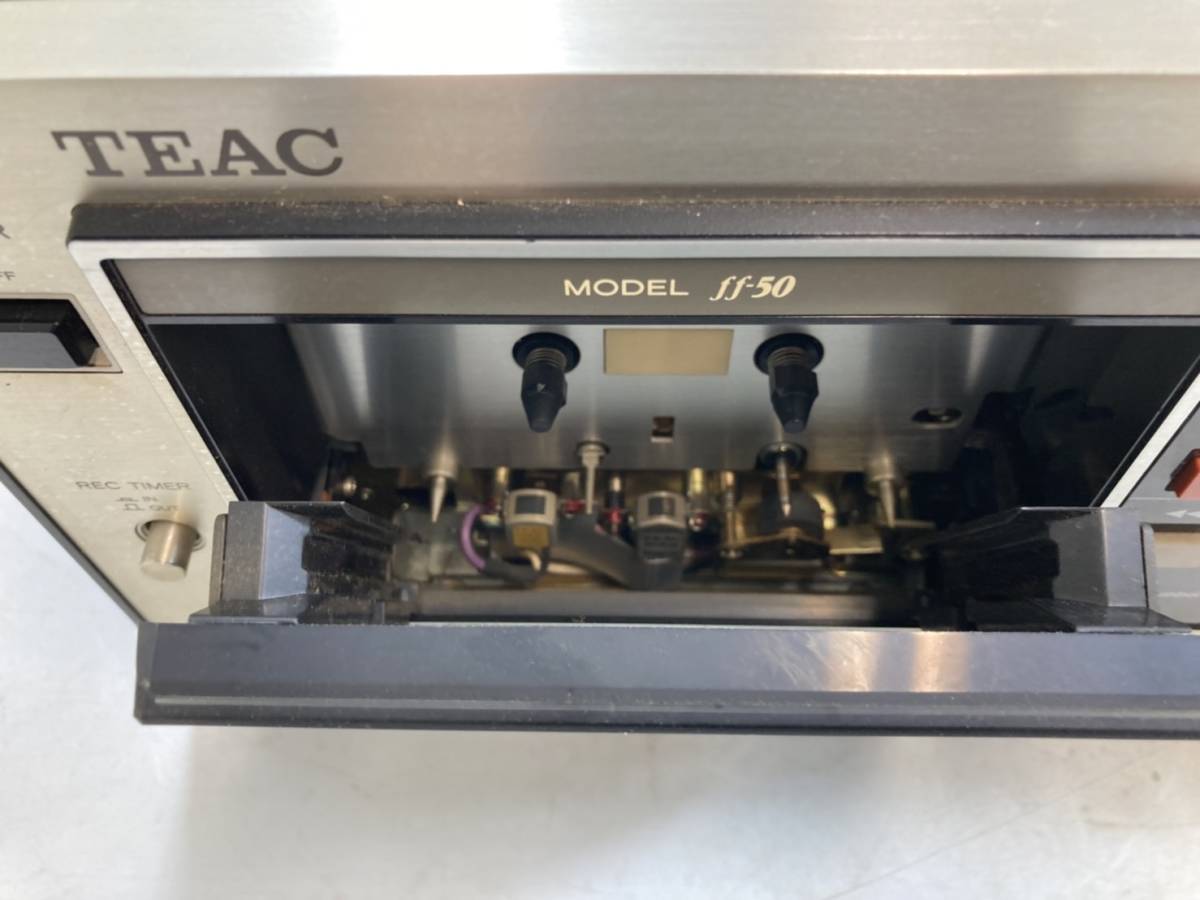 5-325）TEAC FF-50 ティアック ステレオカセットデッキ オーディオ