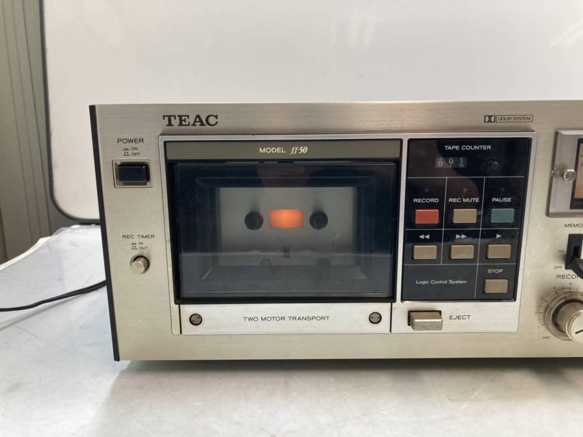 5-325）TEAC FF-50 ティアック ステレオカセットデッキ オーディオ