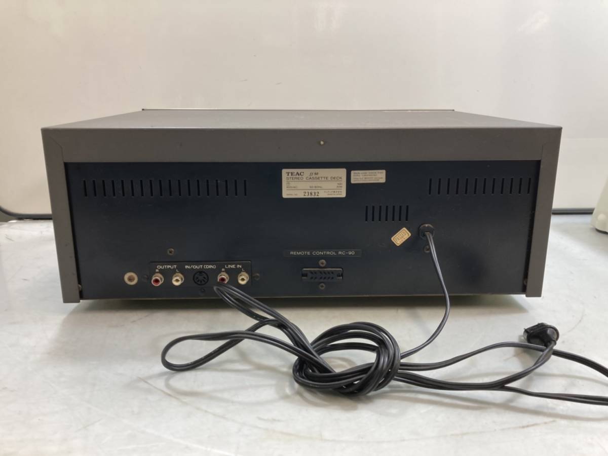 5-325）TEAC FF-50 ティアック ステレオカセットデッキ オーディオ