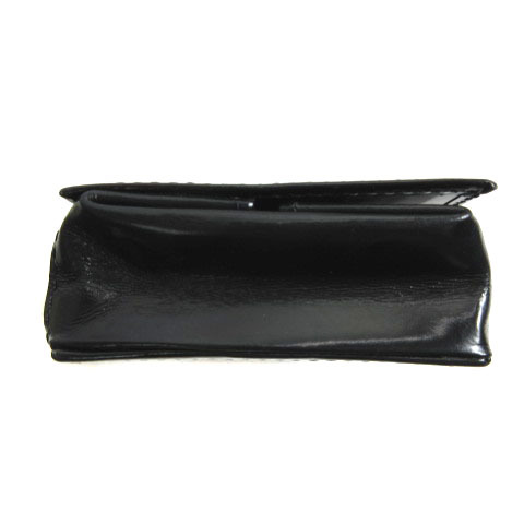 プラダ PRADA 小銭入れ FW0810 ラウンドファスナー ファッション プラダ PRADA パテントレザー 小銭入れ コインケース エンボスロゴ 黒 ブラック ☆AA★ メンズ／レディース／ユニセックス
