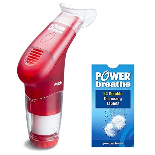 格安 POWERbreathe (パワーブリーズ) プラス 超重負荷 赤【日本正規品