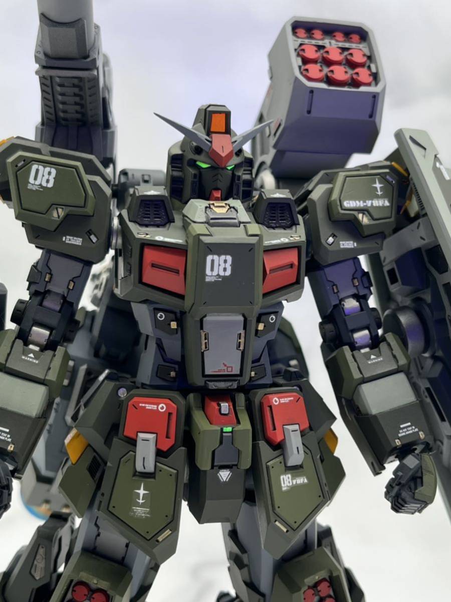 1/100 フルアーマーガンダム 改修塗装済み 完成品 FA-78-1 RX-78-2 MG