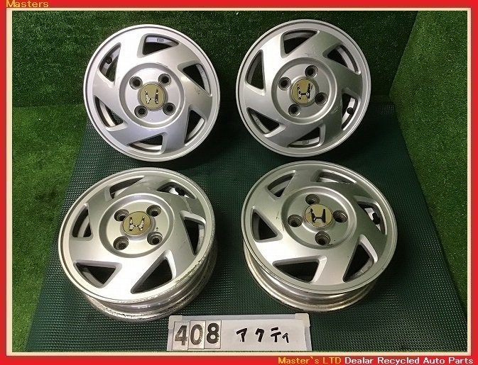 送料無料】HH5 アクティ 純正 アルミホイール 12×3.5J+40 4穴-100 4本 