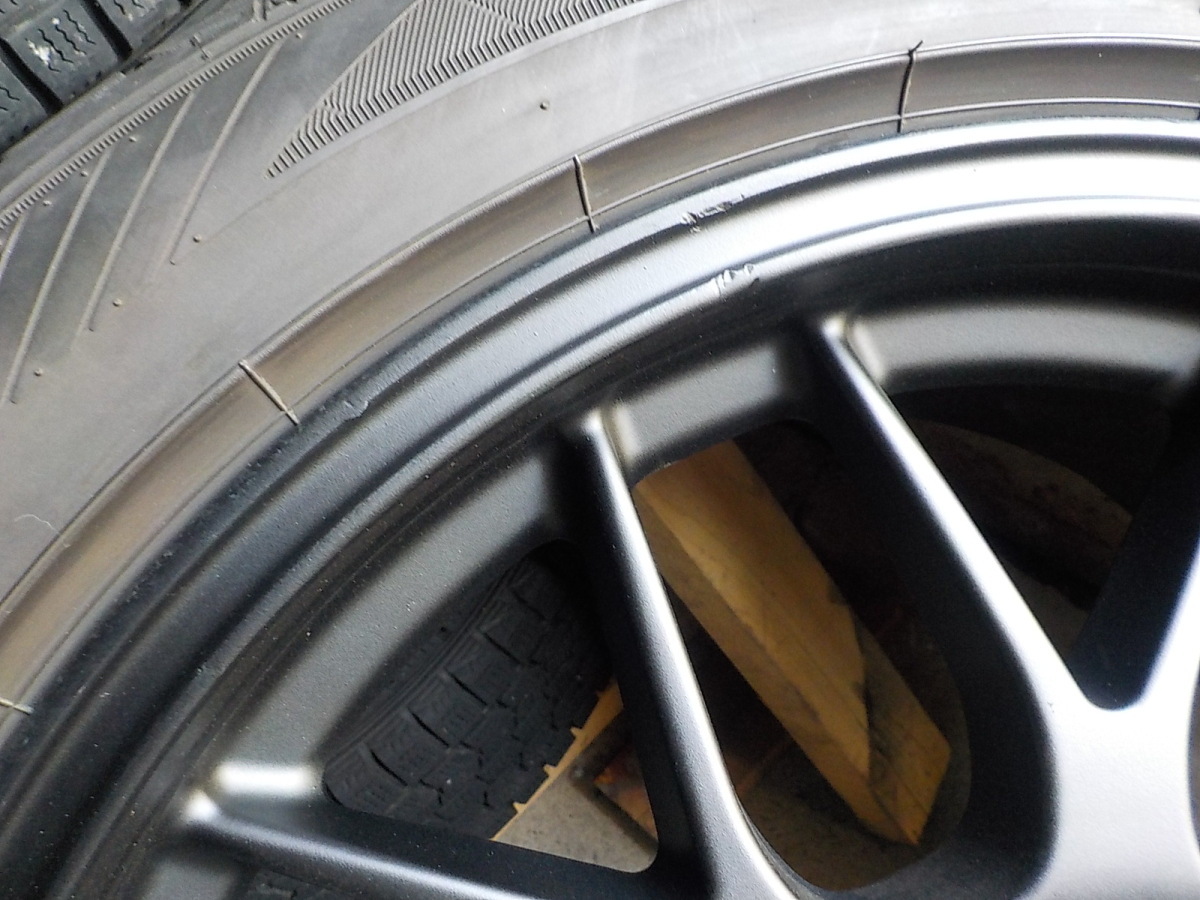 □業者宛は送料安BMW E46 BBS RG-R17インチ4本タイヤ付 8J +40 120/5