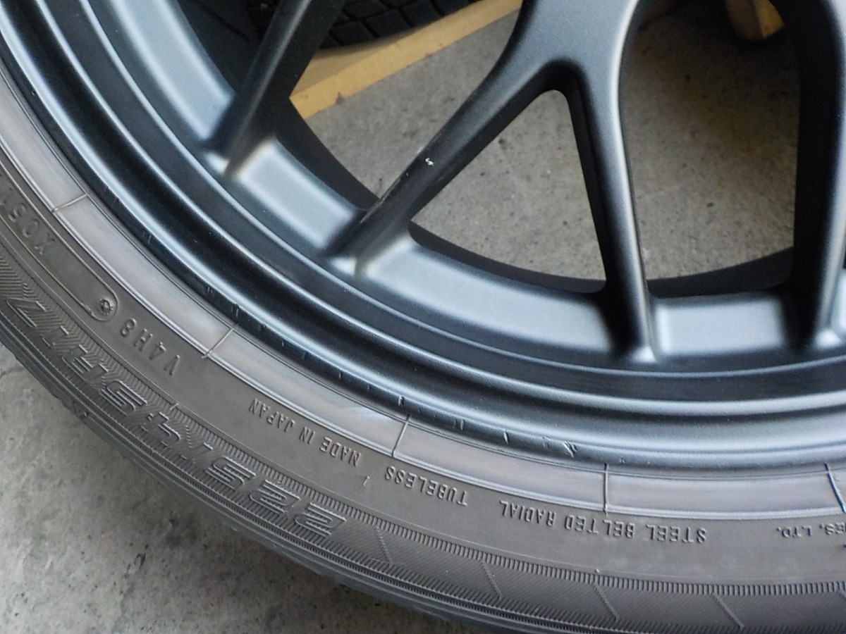 □業者宛は送料安BMW E46 BBS RG-R17インチ4本タイヤ付 8J +40 120/5