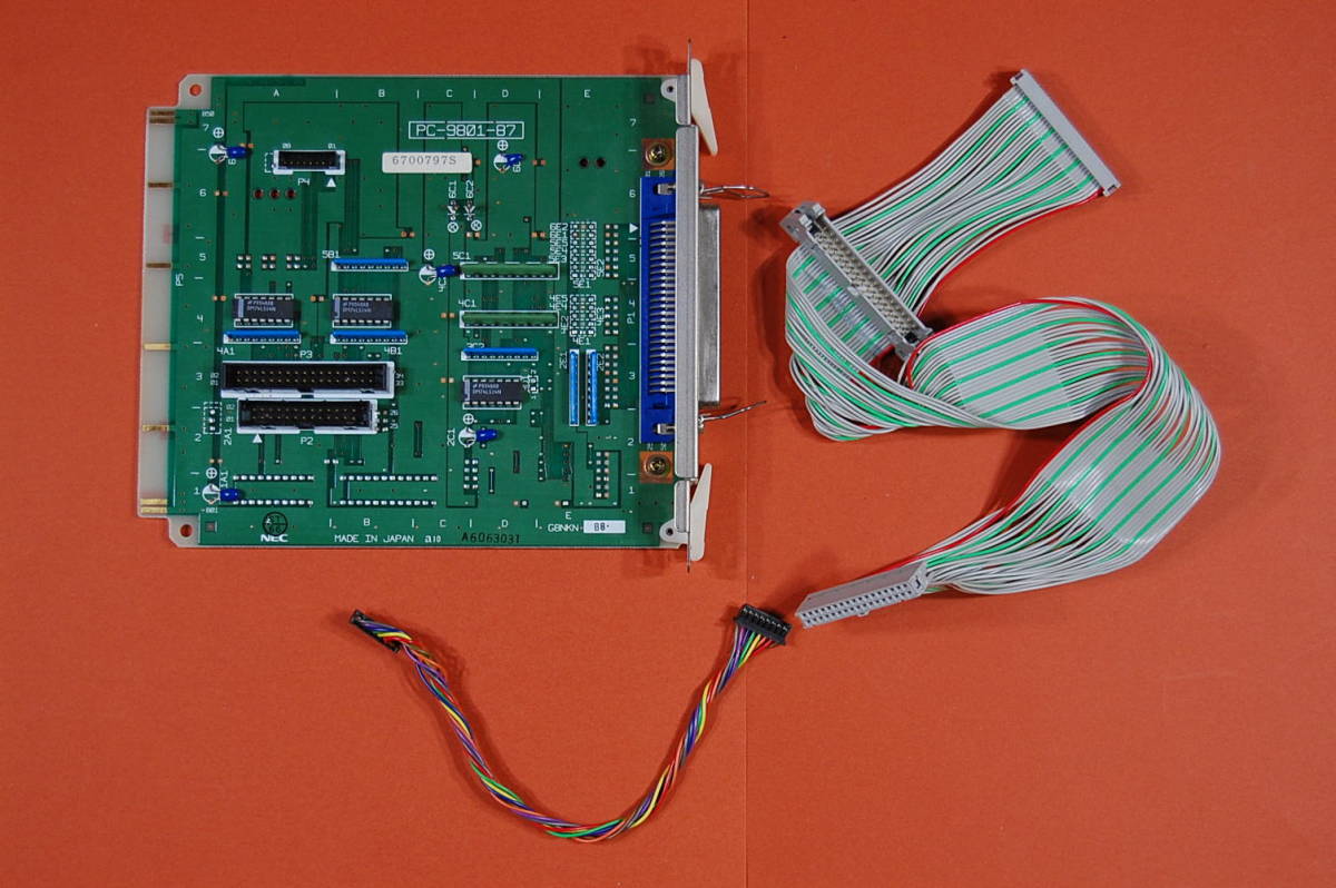 ■NEC PC-9801-87 拡張ボード ジャンク PC98 Cバス用 インターフェースボード NEC純正 PC-9801-87 1M FDD I/F