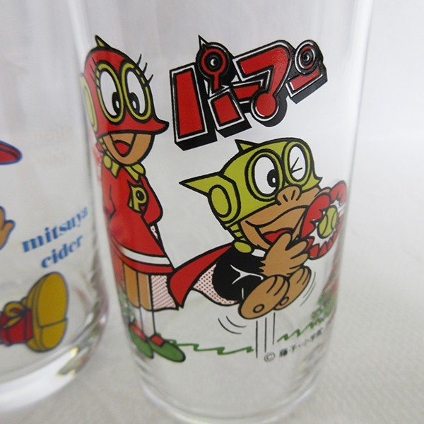 未使用!5個セット!□三ツ矢サイダー グラス 忍者ハットリくん 未使用!5個セット!□三ツ矢サイダー グラス 忍者ハットリくん