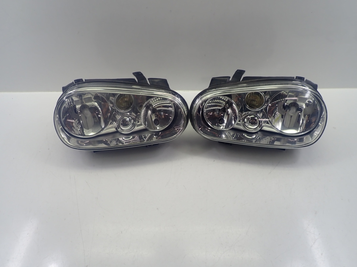VW ゴルフ4 純正 ハロゲン ヘッドライト 左右 225175/225176/I102 VW ワーゲン ゴルフ4 1JAPK ヘッドライト 左右