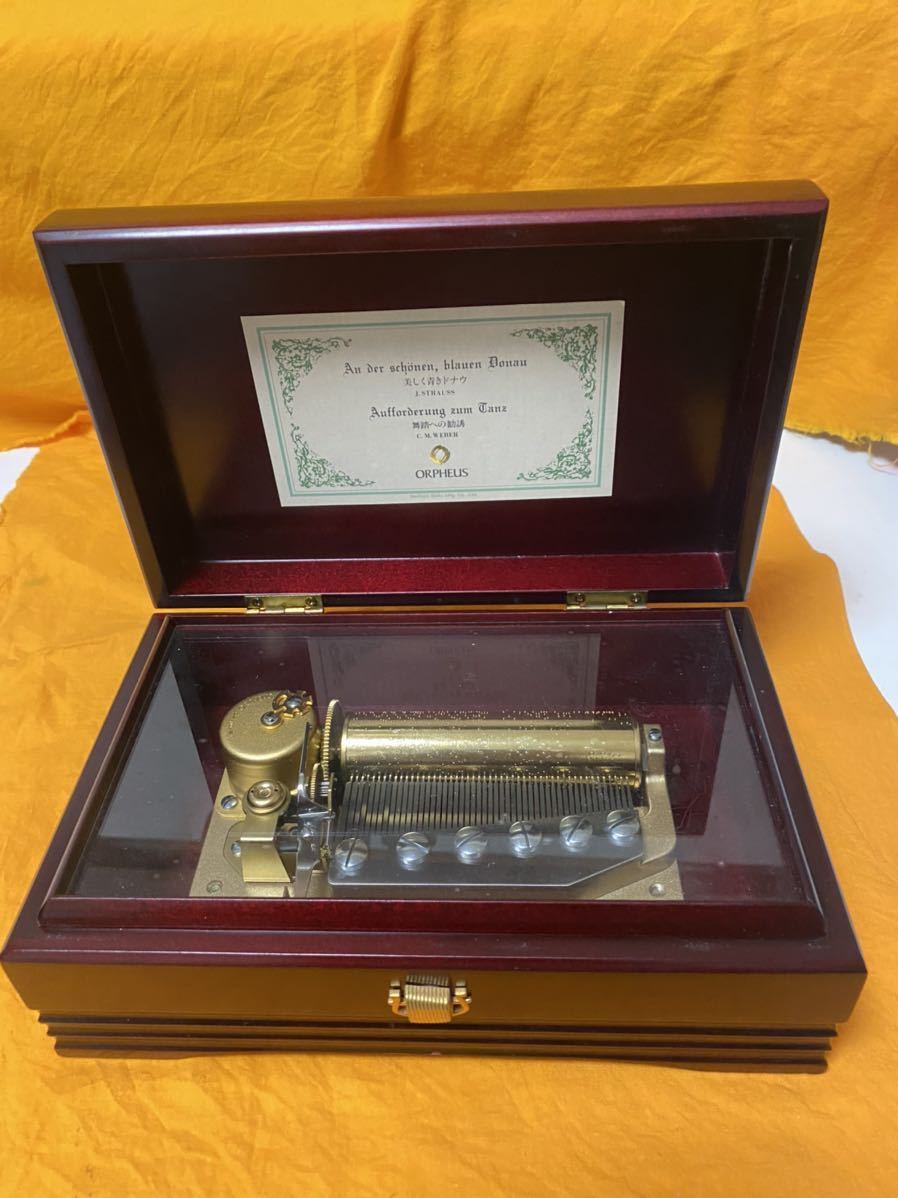 ORPHEUS オルゴール 美しく青きドナウ Sankyo ORPHEUS box オルゴール