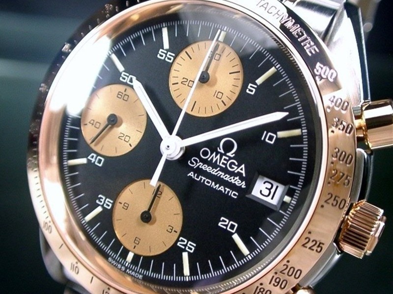 本物 激レア Omega オメガ スピードマスター 18金ピンクゴールド ブラック クロノグラフ 7750 稼動品 保証 極 デイト 売買されたオークション情報 Yahooの商品情報をアーカイブ公開 オークファン Aucfan Com